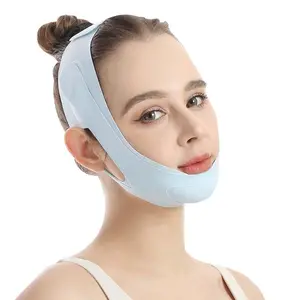 V Line Lifting Mask, V Shaped Face Mask, V Shaped Contouring Face Mask, Face Lifting Strap, Face Toning Belts, Jaw Exerciser, Washable and Reusable