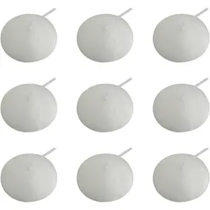 12 Pcs Small Flickering Unscented Smokeless White Floating Flameless Tealight Candles for Party Decoration