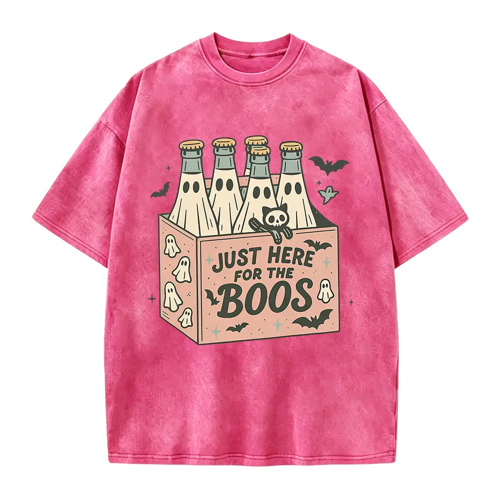 Washed T-shirt-Red