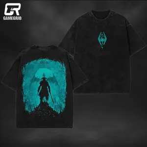 Skyrim Elder Scrolls Oblivion Retro Limited Vintage Unisex Oversize Washed Lightweight Cotton T-Shirt, Hoodies & Sweater Wash Gift For Game Fan, Game Merch