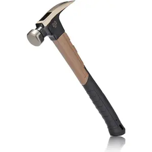 Tools 20 oz Fiberglass Hammer, 13 Inch, Rip Claw, Shock-Absorbing Grip, 3% Donated to Veterans
