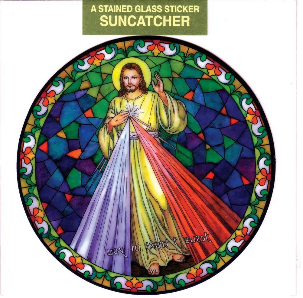 Divine Mercy Suncatcher Divine Mercy Suncatcher