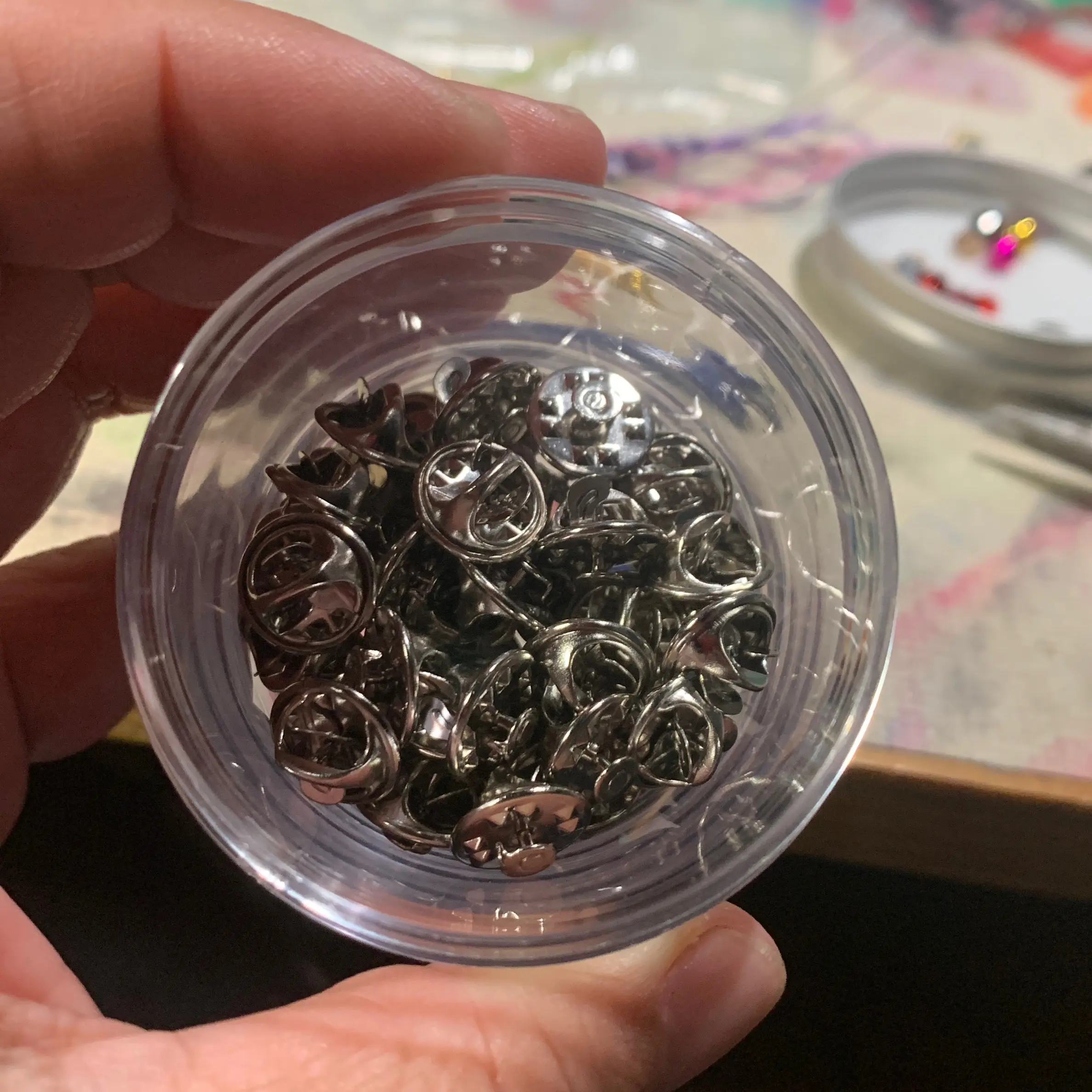 Acrylic pins