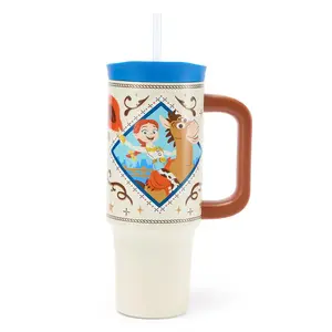 Disney Store Jessie and Bullseye 30 oz. Stainless Steel Travel Tumbler with Straw – Toy Story 5