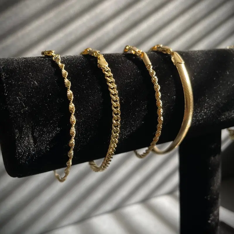 18K Gold Bracelets