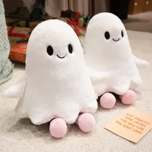 Cute Ghost Plush Toy, Soft Stuffed Animal, Soft PP Cotton Filled, Hugging Sofa Pillow, Easter Atmosphere Decoration, Perfect Holiday Gift for Friends