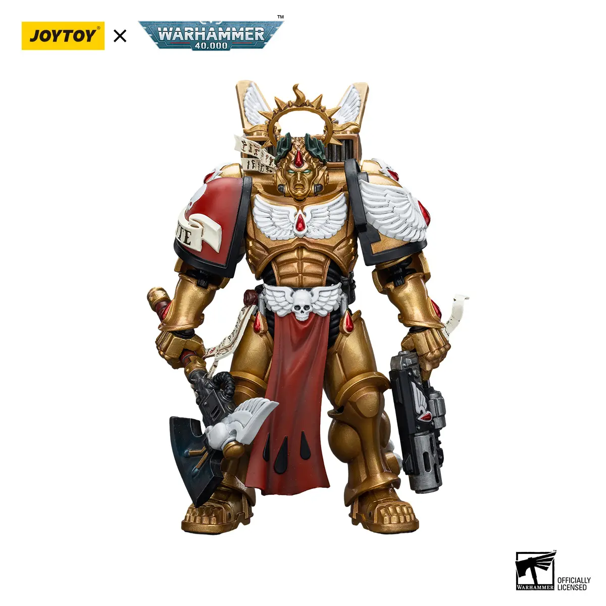 JOYTOY Warhammer 40k 1/18 Action Figures 12.6cm Blood Angels Commander Dante JOYTOY Warhammer 40k 1/18 Action Figures 12.6cm Blood Angels Commander Dante