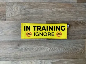 In Training - Ignore (with icons) Leash Flag