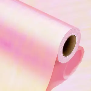 Wrapping Paper Roll, 17 Inches x 32.8  Holographic Iridescent  Wrap Paper for Wedding Bridal Shower Birthday
