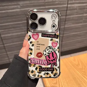 Fashion Leopard Print Phone Case TPU for iPhone17AIR 17PRO 16PRO 15PRO MAX  14 PLUS 13PRO 12 11PRO XS MAX X XR Samsung Galaxy S25 Ultra S24 S23 S22 Plus