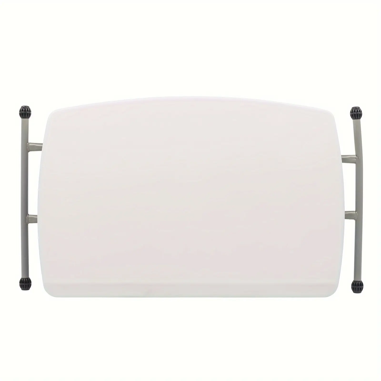 1pc Square Folding Table, Liftable Foldable Plastic Card Table, Portable Commercial Banquet Table, White Outdoor Utility Folding Tables, Multipurpose, 29.92*19.69*27.76inch