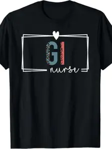 GI Nurse Gastroenterology Nurse T-Shirt - 100% Retro Print with GI Tract Diagram & Nursing Role Design - Unisex Tee for Nurses Day Gastroenterology Conference Apparel 220G