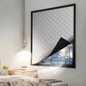 1PC Thermal Window Cover – Minimalist Thick Style, Blackout & Noise Reduction, Ideal for Bedroom/Dorm in Winter, Thermal Insulated Curtain