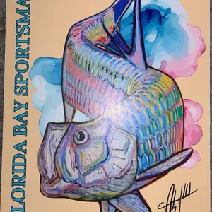 8”x12” Metal Canvas Copy (Tarpon)