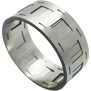 Nickel Plated Strip 0.15x27mm (16.4 Feet/roll), Spacing 20.25mm, for 2 Series Parallel 18650 Battery Spot Welding DIY 18650 Battery Pack