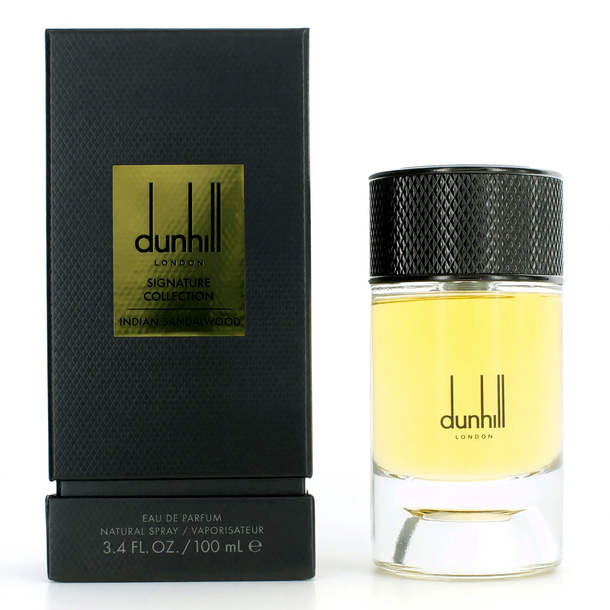 Indian Sandalwood Eau de Parfum Spray for Men, Fragrance with Top Notes of Carrot and Bergamot, 3.4 oz / 100 ml, Top Notes Carrot And Bergamot