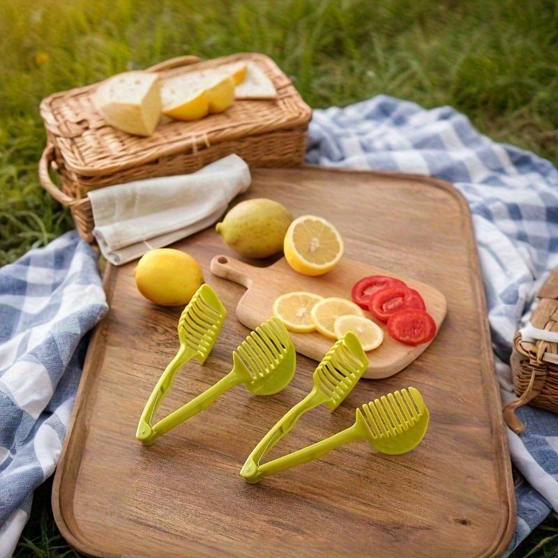 1pc Multifunctional Vegetable and Egg Slicing Tool, Suitable for Cutting Eggs, Potatoes, Tomatoes, Apples, Portable Outdoor Kitchenware, Essential Kitchen Utensil - Easy-to-Use Kitchen Gadget