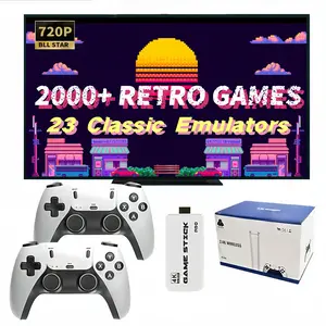 2026 Retro Game Stick with many Games,Wireless HDMI Output, Plug and Play, Support Including 23 Emulators& 2.4G Gaming Console ,Outdoorfun Cable controller grips， ps5 accessories， verizon remote controller