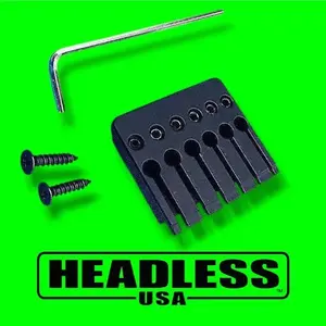 JCUSTOM X HEADLESSUSA Steinberger Combo Headpiece – Fits Double-Ball & Regular Strings – In Stock