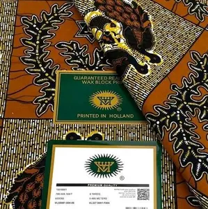 Authentic African Print 100% Cotton 6yards