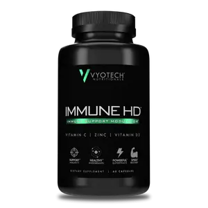 Immune HD Immune Support Supplement | Elderberry, Echinacea, Vitamin C, D3, Zinc, Turmeric & Superfruit Antioxidants | Immune Health & Wellness Formula