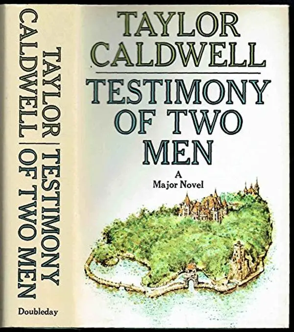 USED Book - Testimony of Two Men by Taylor Caldwell (Hardcover) - english