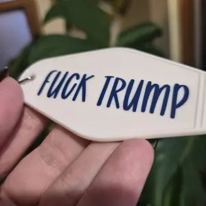 F Trump Keychain
