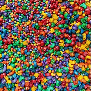 Rainbow Sensory Bin Filler - Colorful filler for Sensory Play and Creative Playtime Fun