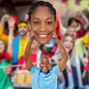 A'ja Wilson - Big Head - Official WNBA - Las Vegas Aces - Foam Core Cutout