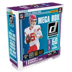2025 NFL Donruss Mega Box - Downtown! - Red Wave - Panini Collectible Football Sports Trading Cards