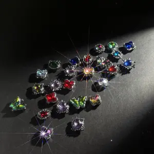 Star DIY Luxury Spacer Beads With Bling Rhinestone 10–20mm Multi-Color Multi-Hole For Bracelets Necklaces & Keychains Versatile Stylish Crafting Accessories