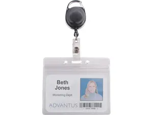 Advantus Badge Reel Holder Combo Pack