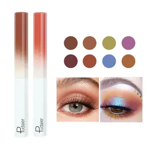 Waterproof Liquid Eyeshadow Matte Shimmer Single Color Eyeshadow for Face Eyes Water-based Eye Makeup Palette Bronzer Highlighter for Eyeshadow Look