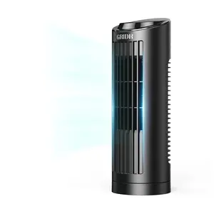 GRIDR Tower Fan FTS006R Bladeless 13" 3 Speeds, 12hr Timer, Child Lock, Etc.