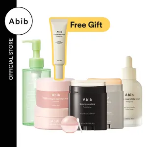 [Abib official] Skin Barrier Recovery & Firming Full Routine Set l Sunstick, No Whitecast, PDRN, Jericho serum, Heartleaf cleansing oil, lightweight