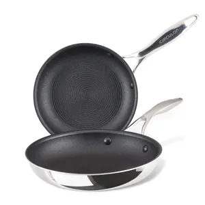 8.5-Inch and 10-Inch ScratchDefense™ C1 Nonstick Clad Frying Pan Set