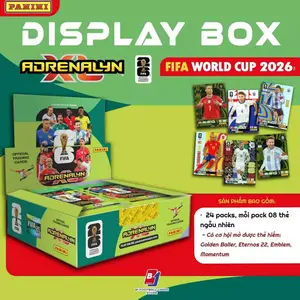 Display Box (24 Card Packs) – Panini Adrenalyn XL FIFA World Cup 2026 Official Player Trading Cards