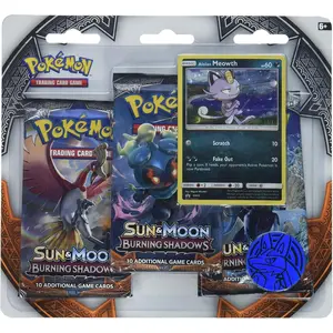 Burning Shadows 3 Pack Blister (Design Will Vary) - SM - Burning Shadows (SM03)(NO REFUNDS OR RETURNS ONCE PURCHASED)