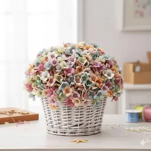 Colorful Silk Carnation & Daisy DIY Kits, Artificial Flowers Bouquet for Wedding Backdrop, Bohemian Wreath Craft, Home Party Decor, Cake Topper, Headband Accessories, 50/100 Pcs Faux Floral Arrangement Supplies