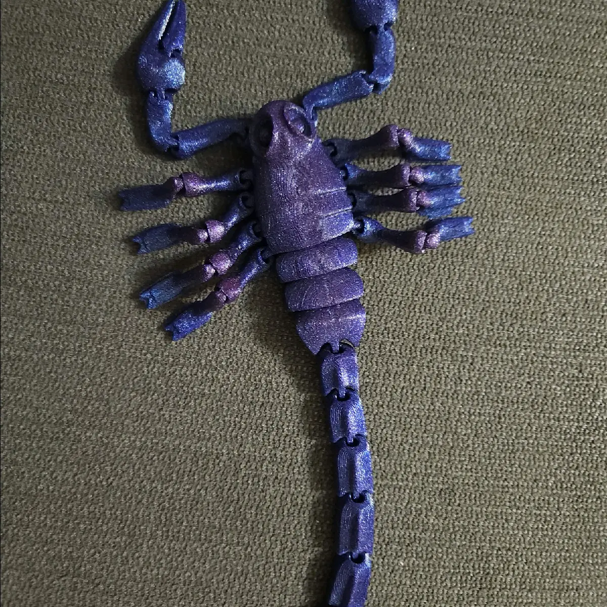 3D printed Scorpion- Galaxy in Color