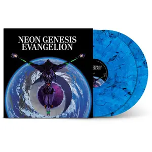 NEON GENESIS EVANGELION - NEON GENESIS EVANGELION (Original Series Soundtrack)  [VINYL RECORD - LP] Blue, Colored Vinyl, Gatefold LP Jacket, 140 Gram Vinyl, Smoke