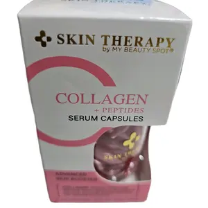 Skin Therapy Collagen + Peptides Serum Capsules - Skincare with Advanced Skin Boosting Benefits & Comfort for Radiant Skin - Sunscreen, Facial
