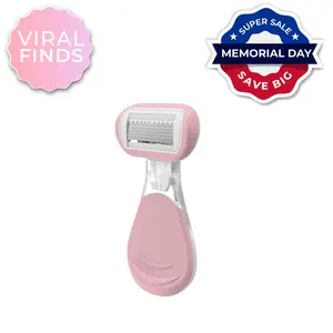 RIKI Aloe Razor Travel-friendly Razor With Soft Aloe-Infused Gel Band