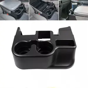 G-PLUS Center Console Cup Holder Fit For 2003-2012 Dodge Ram 1500 2500 3500 Matte Black Center Console Cup Holder Upgraded Version