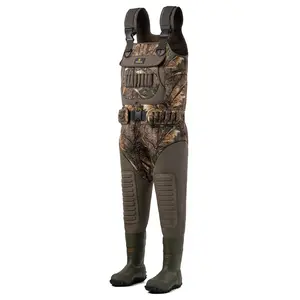 Trudave Chest Waders, Fishing & Hunting Waders for Men, Waterproof Neoprene Camo Wader with 600G Insulation Non Slip Boot