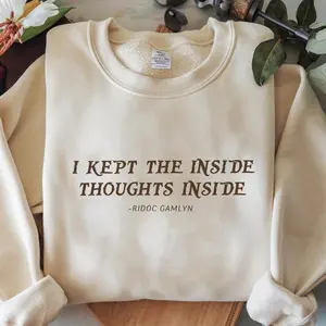 I Kept The Inside Thoughts Inside Shirt  Ridoc Gamlyn Shirt  Ridoc Fourth Wing Shirt  Onyx Storm Shirt  Ridoc Shirt  Ridoc's Quest Squad