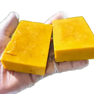 Turmeric & Kojic Acid Soap - Single Bar Body Wash for Cleansing, and Exfoliating.