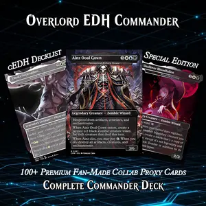 OVERLORD ZOMBIE TRIBAL MTG PROXY COMMANDER DECK – PREMIUM COLLECTOR SET