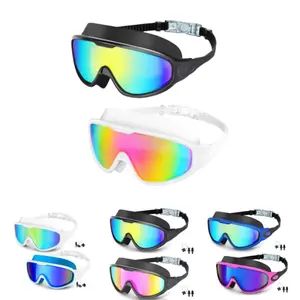 Swimming Goggles with Anti-Fog and UV Protection, Waterproof Swim Glasses for Men and Women, Ideal for Pool and Beach Vacations
