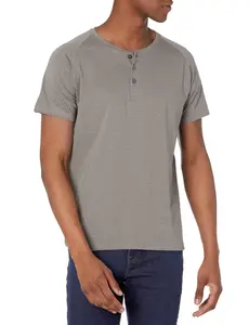 Grey Slub Henley